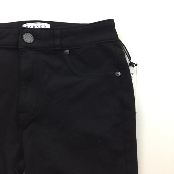 NWT PARKER SMITH Onyx Black Anarchy Knit Skinny Stretch Jeans Pants - Picture 6 of 10